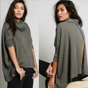 Free People Beach World Traveler Green Sweater Size XS